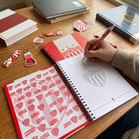Libreta Urbana rojo/blanco