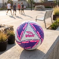 Balón No 5 variedad morado/rosa/blanco